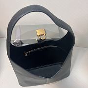 Balenciaga Locker Medium North-South Hobo Bag Black Gold 35x10x26cm - 5