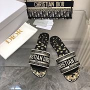 Dior Black Butterflies Slides - 1