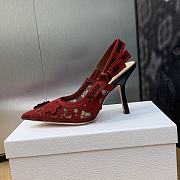 Dior J'Adior Slingback Pump Red 9.5cm - 3