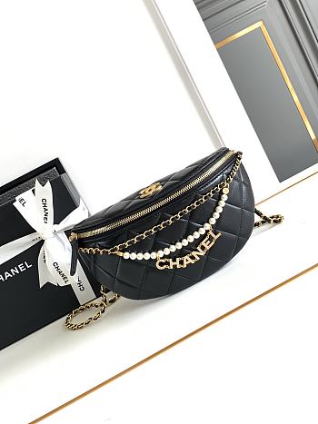 Chanel Bumbag Black 17x24x11cm