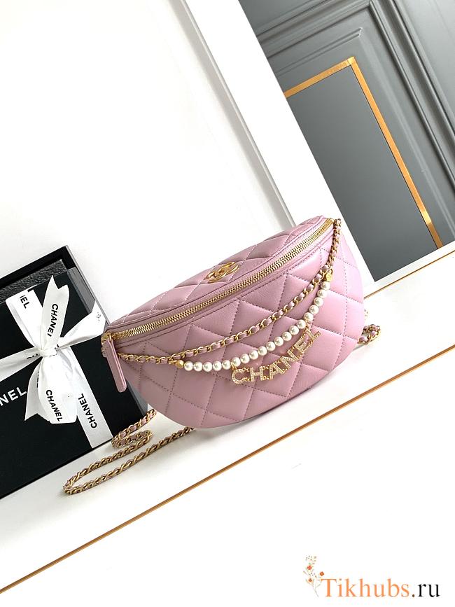 Chanel Bumbag Pink 17x24x11cm - 1