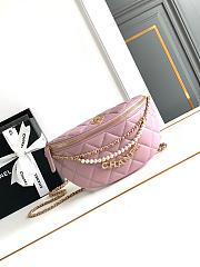 Chanel Bumbag Pink 17x24x11cm - 1