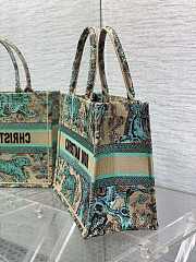 Dior Medium Dioriviera Book Tote Raffia Aquamarina 36x27.5x16.5 cm - 2