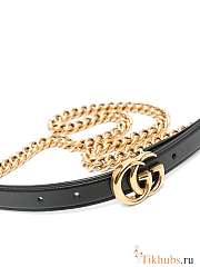 Gucci GG Chain Leather Belt - 4