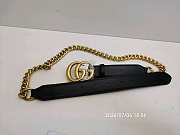 Gucci GG Chain Leather Belt - 3