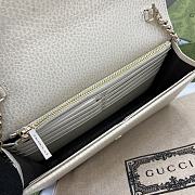 Gucci Interlocking G Wallet On Chain White 20x13x6cm - 2