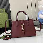 Gucci Jackie Small Tote Bag Wine 24x17.5x8.5cm - 1