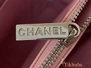 Chanel Shopping Tote Caviar Silver Pink 33x24x13cm - 3