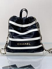 Chanel 22 Bag Black White 40x51x9cm - 1