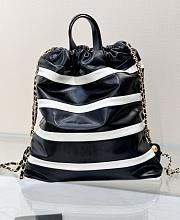 Chanel 22 Bag Black White 40x51x9cm - 6