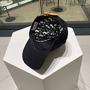 Dior Baseball Hat Duck Cap Black - 4