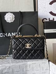 Chanel Trendy 24C Top Handle Black 19.5x14.5x5.8cm - 1