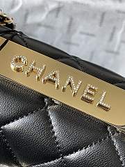 Chanel Trendy 24C Top Handle Black 19.5x14.5x5.8cm - 4