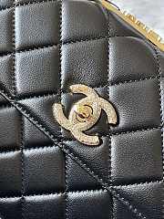 Chanel Trendy 24C Top Handle Black 19.5x14.5x5.8cm - 6