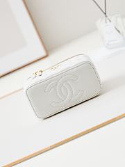 Chanel Vanity Case White Bag 17x9.5x8cm - 5