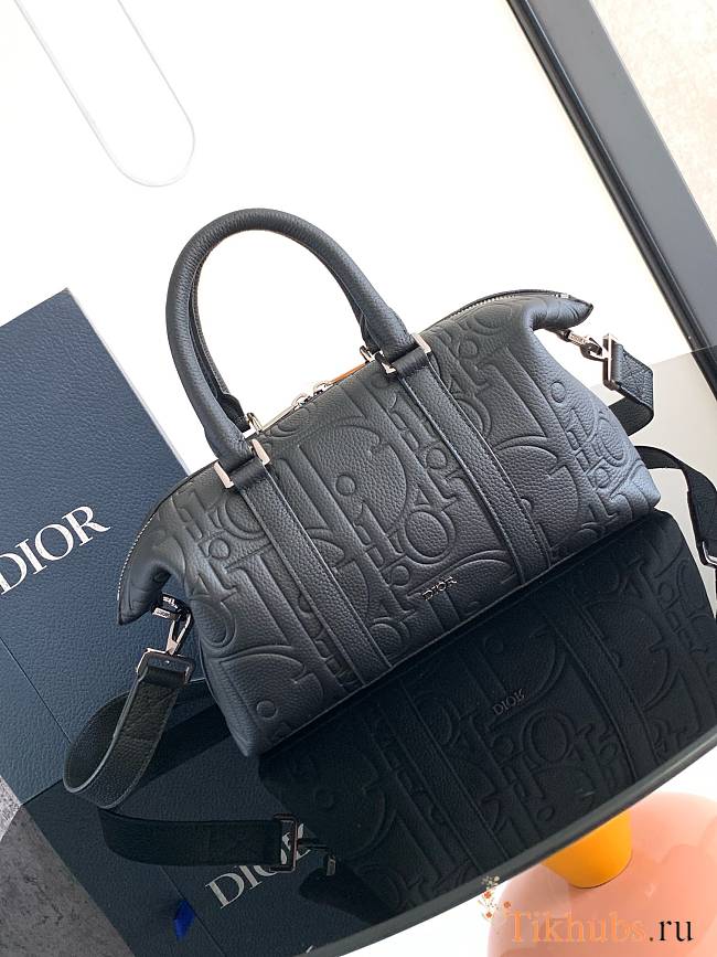 Dior Weekender 25 Black Calfskin Gravity 31 x 18 x 12 cm - 1