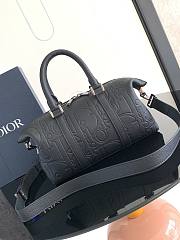 Dior Weekender 25 Black Calfskin Gravity 31 x 18 x 12 cm - 4