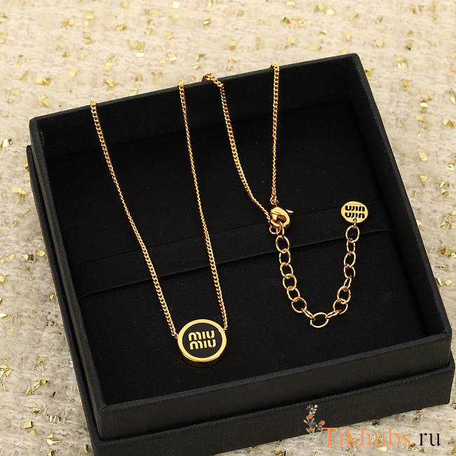 Miu Miu Necklaces & Pendants Gold Color - 1