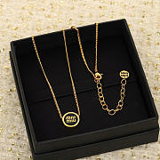 Miu Miu Necklaces & Pendants Gold Color - 1