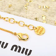 Miu Miu Necklaces & Pendants Gold Color - 4