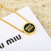 Miu Miu Necklaces & Pendants Gold Color - 3