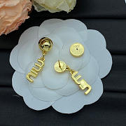 Miu Miu Gold Earrings - 3