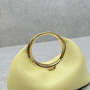 Jacquemus Le Petit Calino Mini Leather Yellow Tote Bag 24x9.5x20cm - 6