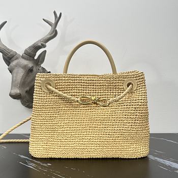 Bottega Veneta Medium Andiamo Raffia 32.5x24x12cm