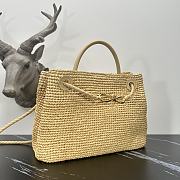 Bottega Veneta Medium Andiamo Raffia 32.5x24x12cm - 5