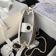 Chanel Clutch With Strap White Bag 13x19x8cm - 5