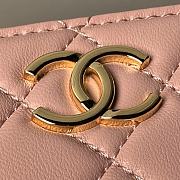 Chanel Clutch With Strap Pink Bag 13x19x8cm - 6