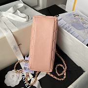 Chanel Clutch With Strap Pink Bag 13x19x8cm - 4