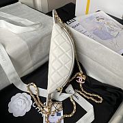 Chanel Fanny Pack Bag White 28x12x6cm - 4