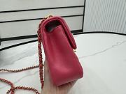 Chanel Mini Flap Bag Pink Lambskin 14.5 x 19.5 x 7.5 cm - 5