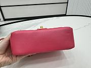 Chanel Mini Flap Bag Pink Lambskin 14.5 x 19.5 x 7.5 cm - 4