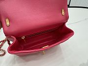 Chanel Mini Flap Bag Pink Lambskin 14.5 x 19.5 x 7.5 cm - 2