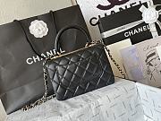 Chanel Mini Trendy Top Handle Black Bag 19.5cm - 5