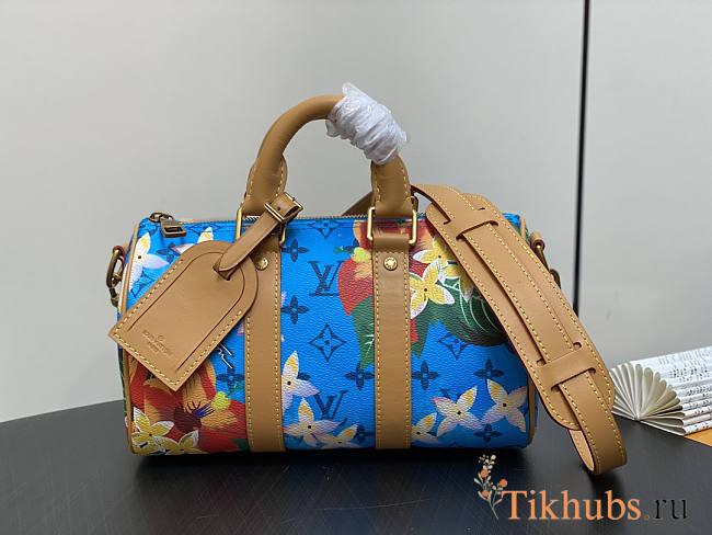 Louis Vuitton LV Keepall Bandoulière 25 Bright Blue 25 x 15 x 11 cm - 1