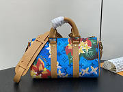 Louis Vuitton LV Keepall Bandoulière 25 Bright Blue 25 x 15 x 11 cm - 3