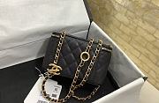 Chanel Vanity Case Black Caviar Gold Bag 17cm - 5