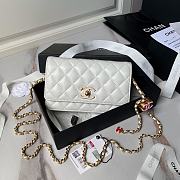 Chanel Wallet On Chain Woc White 19cm - 1