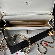 Chanel Wallet On Chain Woc White 19cm - 3