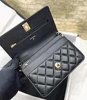 Chanel Wallet On Chain 23A Black 19x13x3.5cm - 4