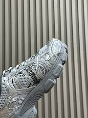 Dior Chrono Sneaker Gray Mesh Silver - 5