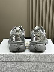 Dior Chrono Sneaker Gray Mesh Silver - 4