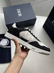 Dior B27 Low-Top Sneaker White Black Denim - 5