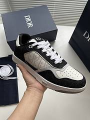 Dior B27 Low-Top Sneaker White Black Denim - 3