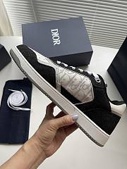 Dior B27 Low-Top Sneaker White Black Denim - 4