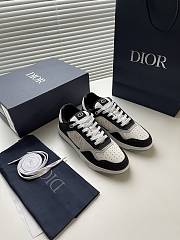 Dior B27 Low-Top Sneaker White Black Denim - 2