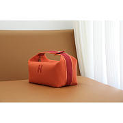 Hermes Bride-a-Brac Case Cotton Orange 25x21x14cm - 5